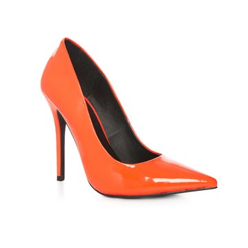 Brown, High heels, Basic pump, Orange, Carmine, Tan, Beige, Maroon, Leather, Sandal, 