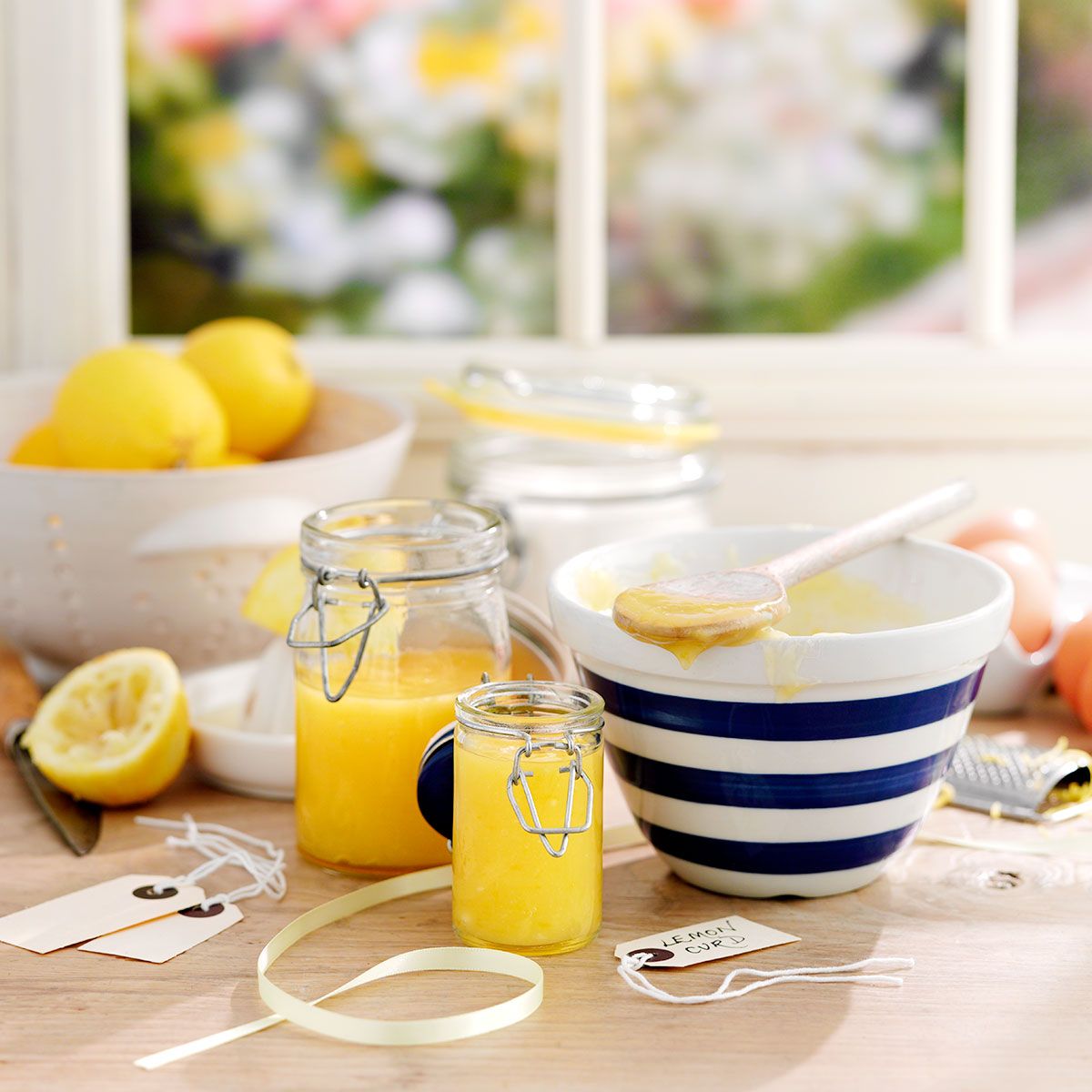 Mason Jar Microwave Lemon Curd