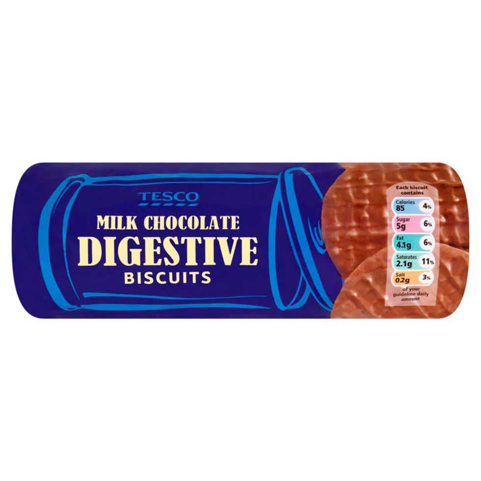 Label, Rectangle, Electric blue, Convenience food, Snack, Junk food, Trademark, 