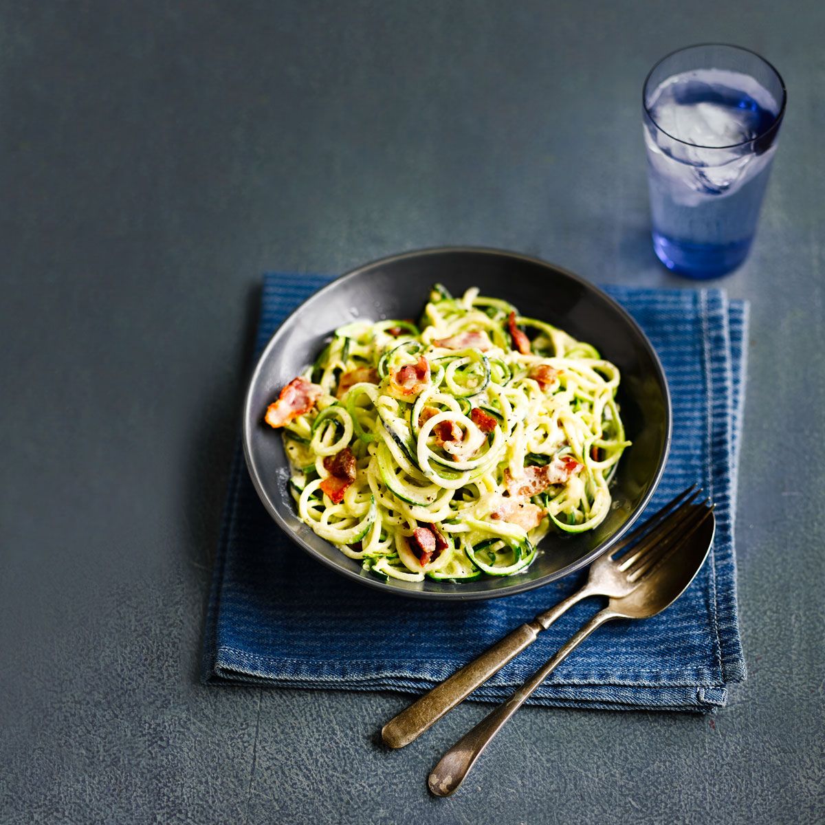 Courgetti carbonara