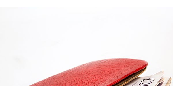 Textile, Red, Wallet, Carmine, Leather, Maroon, Everyday carry, Zipper, Office supplies, Stationery, 
