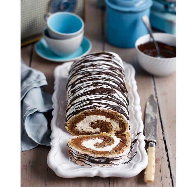 best chocolate recipes chocolate hazelnut meringue roulade
