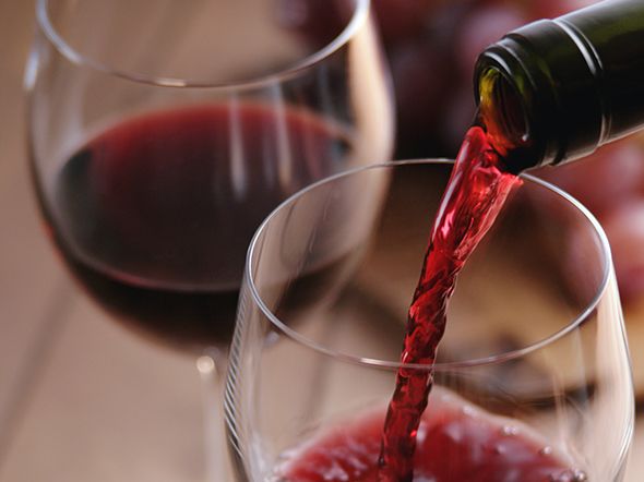 Saturn Red Wine Glass — Super Duper Studio