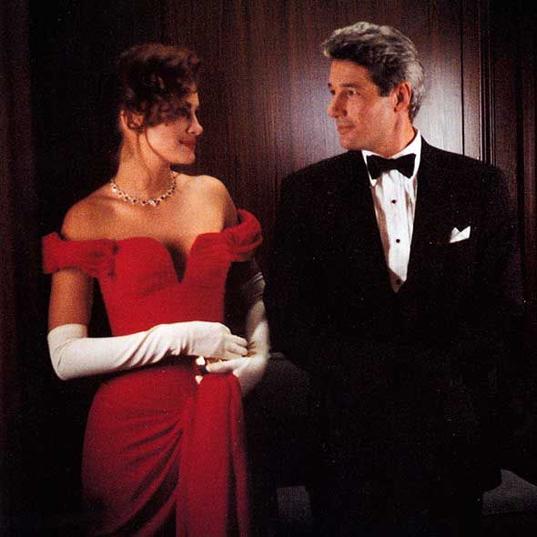 Julia Roberts Pretty Woman Red Dress Evening Prom Gown - YouTube