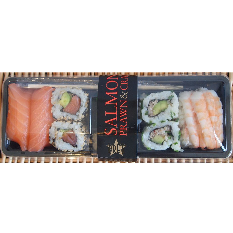 Cuisine, Food, Dish, Ingredient, Meal, Sushi, Rice, Recipe, Take-out food, Seafood, 