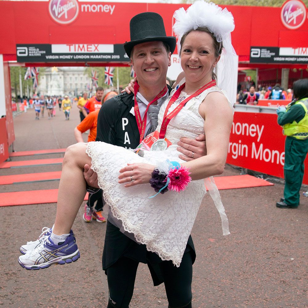 Windermere man runs London Marathon distance on wife's behalf –