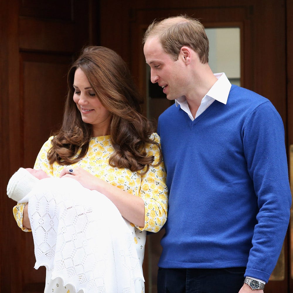 First pictures of the Royal baby - Baby Princess