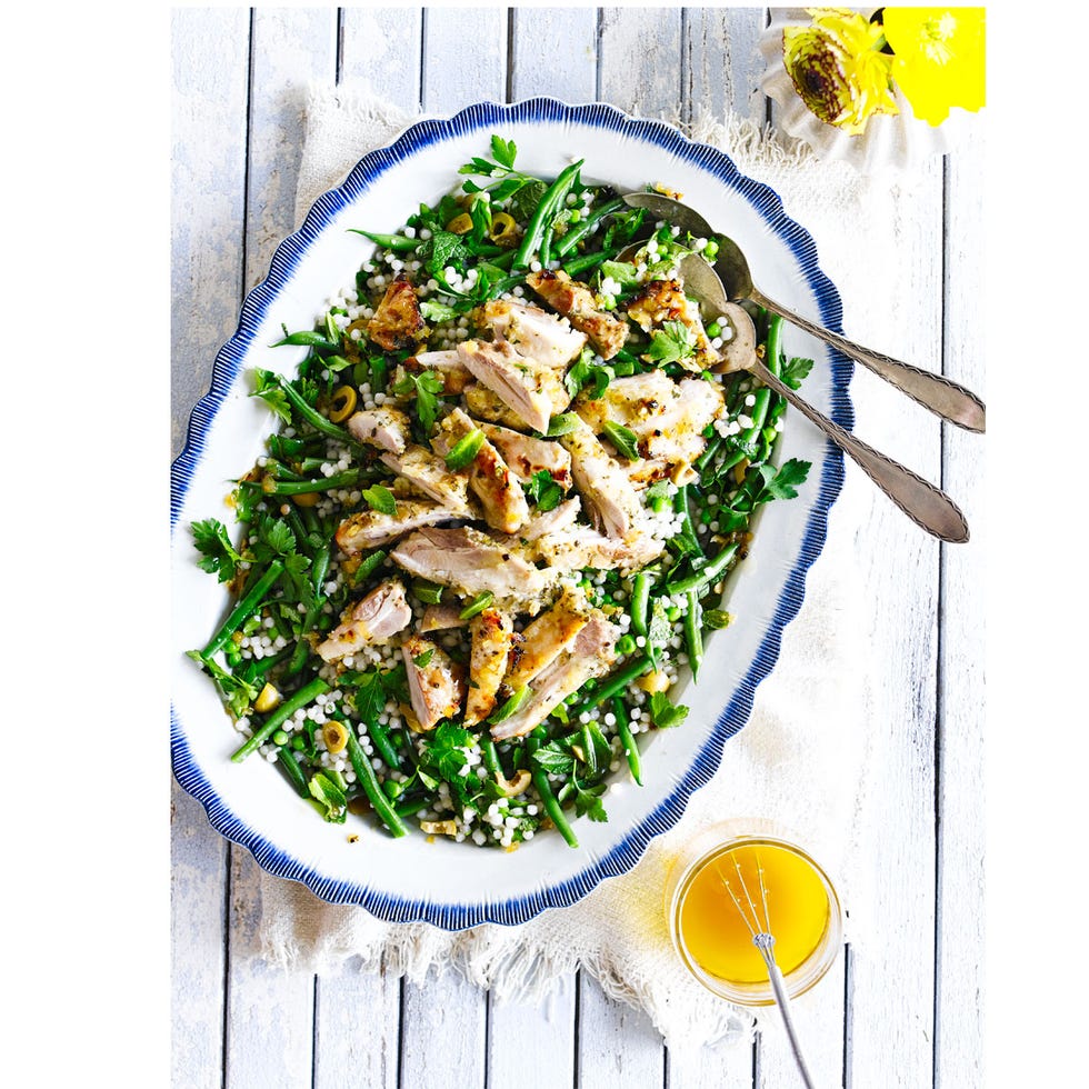 best summer salad recipes lemon chicken couscous salad