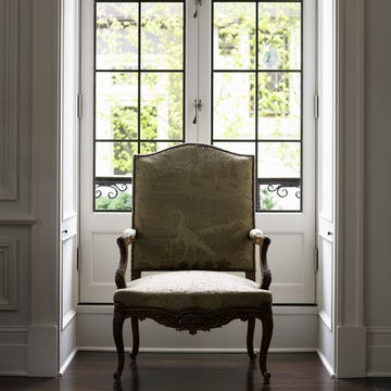 Wood, Floor, Flooring, Chair, Door, Hardwood, Fixture, Glass, Home door, Daylighting, 