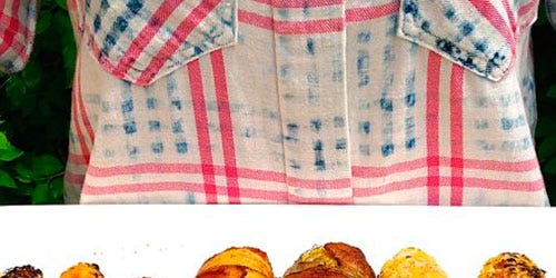 Food, Yellow, Sleeve, Cuisine, Textile, Pattern, Dish, Plaid, Tartan, Dress shirt, 