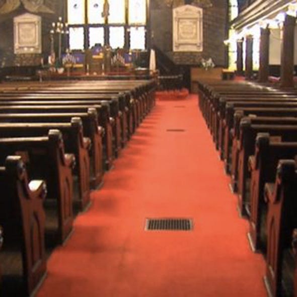 Architecture, Aisle, Interior design, Hall, Chapel, Landmark, Church, Place of worship, Religious institute, Holy places, 
