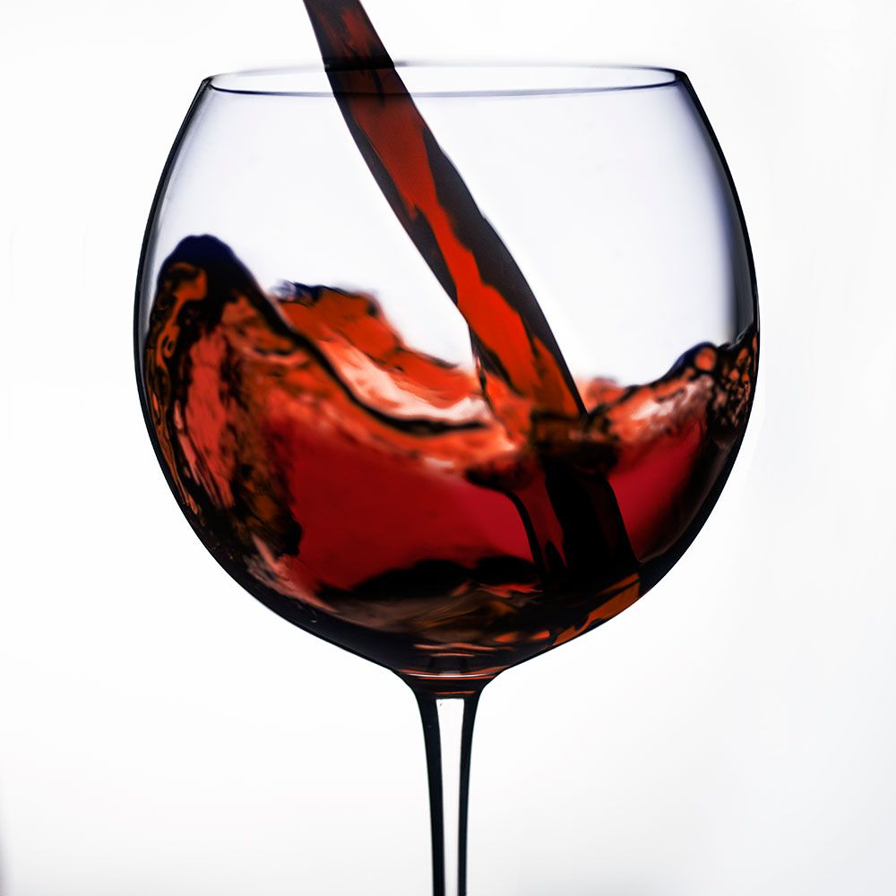 The red wine stain solution? An unspillable wine glass!