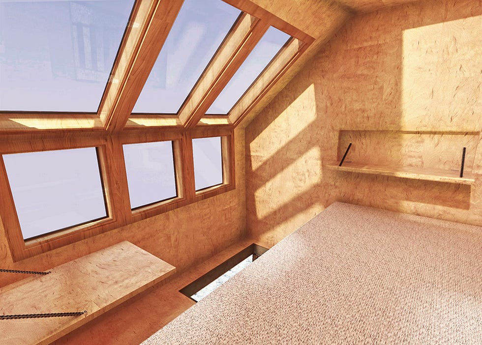 Floor, Ceiling, Flooring, Fixture, Tan, Daylighting, Wood stain, Carpet, 