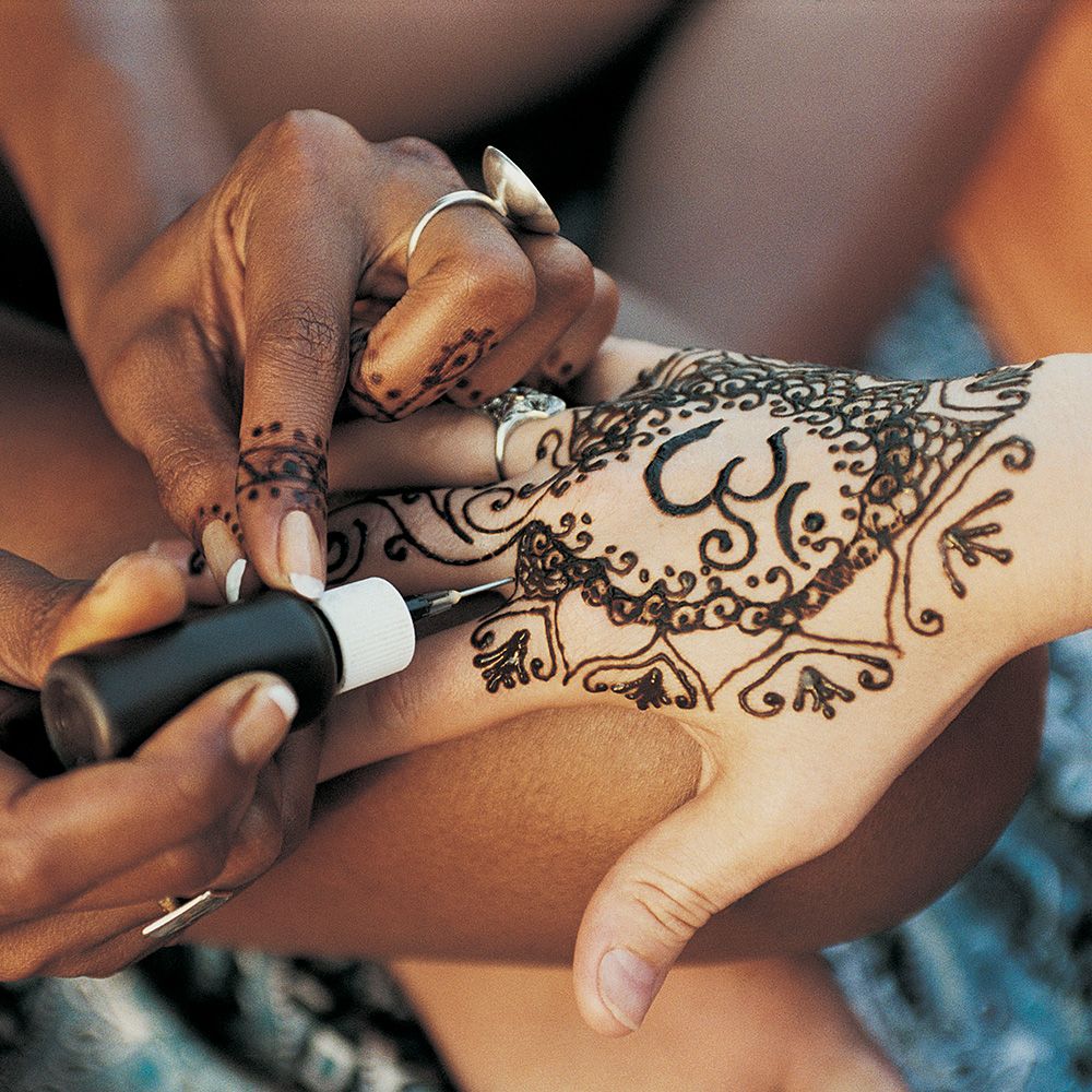 Buy Mandala Henna Tattoos Temporary Black Henna Body Tattoo Stickers Online  at Low Prices in India  Amazonin
