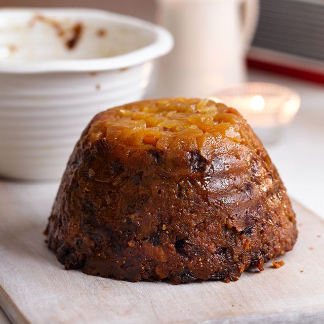 Pear and ginger Christmas pudding