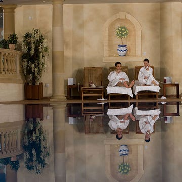 Interior design, Sitting, Religious institute, Lobby, Column, Tile, 