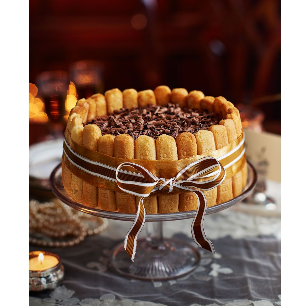 Chocolate Charlotte russe - chocolate dessert recipe