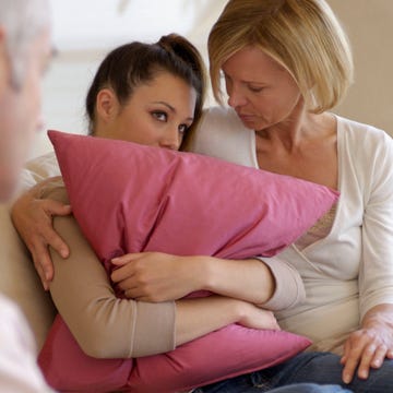 Comfort, Eye, Hand, Sitting, Interaction, Love, Eyelash, Blond, Lap, Makeover, 