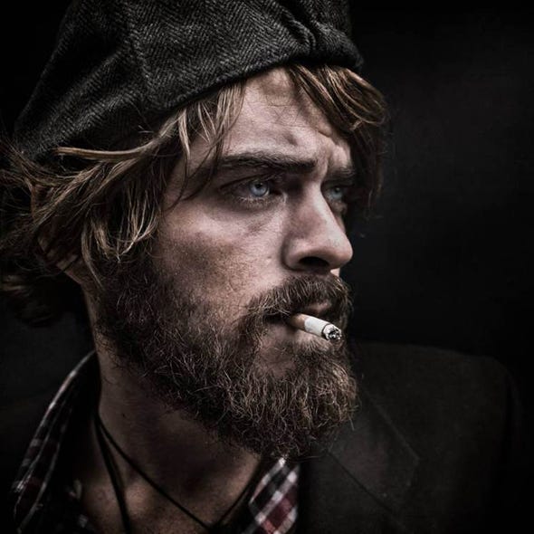 Facial hair, Mouth, Lip, Hairstyle, Chin, Eyebrow, Moustache, Beard, Jaw, Darkness, 