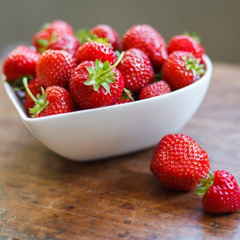 Food, Fruit, Natural foods, Produce, Sweetness, Red, Strawberry, Seedless fruit, Accessory fruit, Strawberries, 