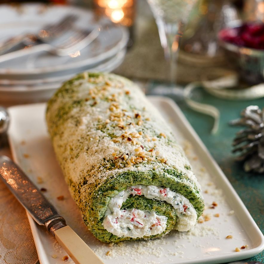 Spinach roulade