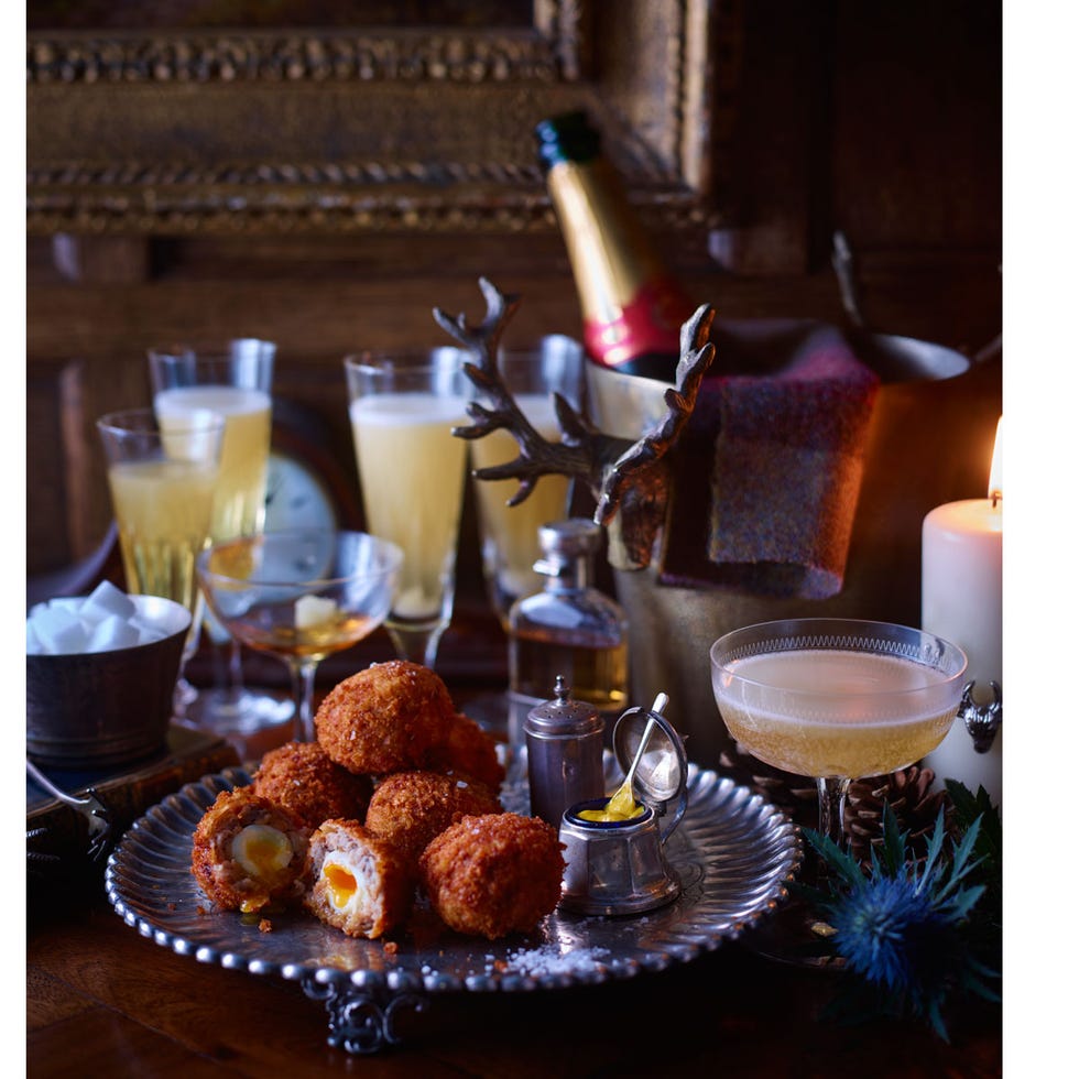 bite size scotch egg canapes