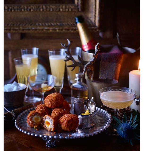 bite size scotch egg canapes
