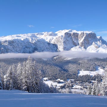 Winter, Mountainous landforms, Freezing, Mountain range, Mountain, Snow, Slope, Glacial landform, Ice cap, Alps, 