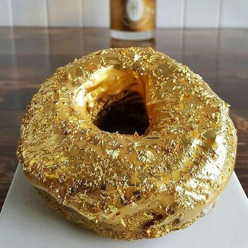 24K Gold Doughnuts