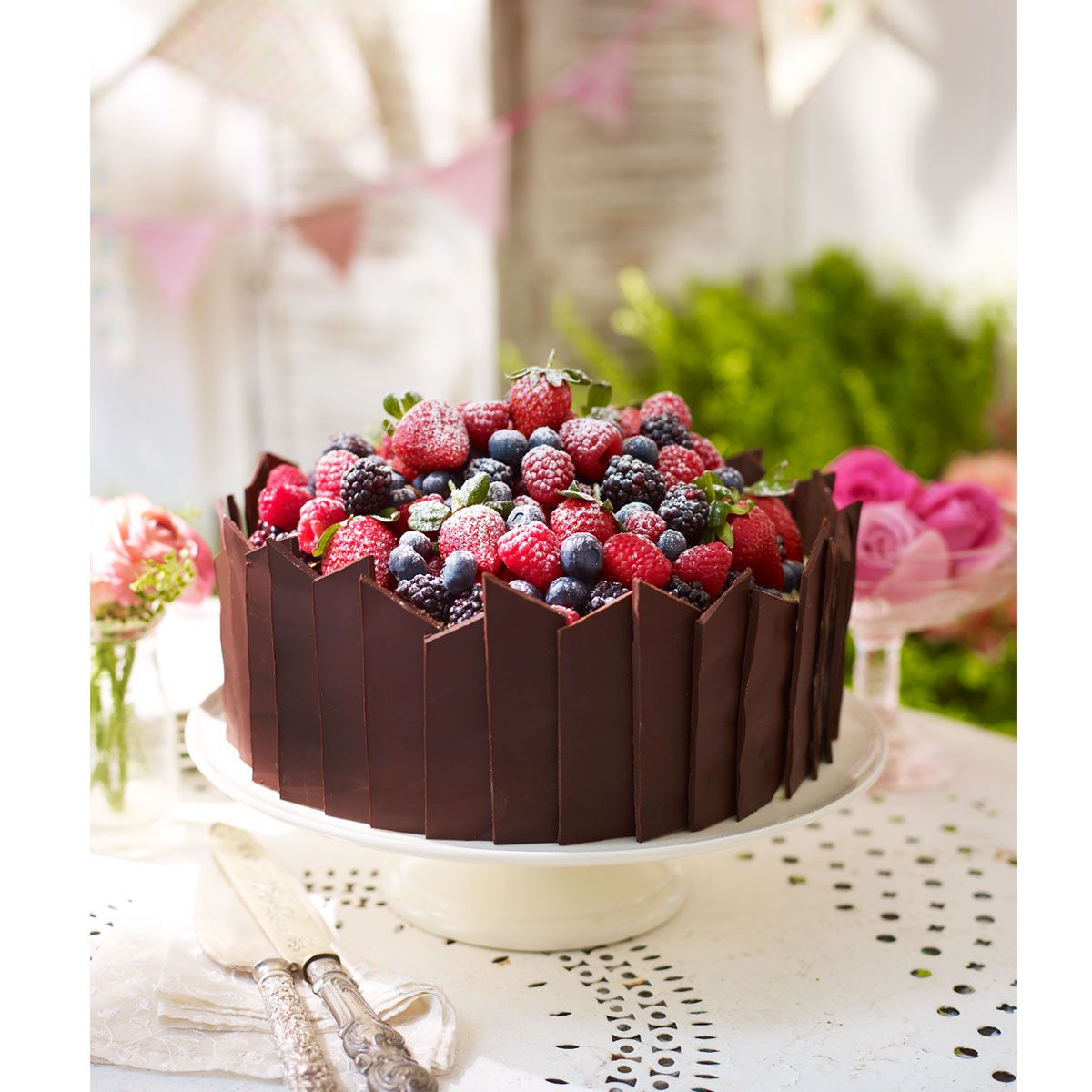 Chocolate Garnish Theme Cake