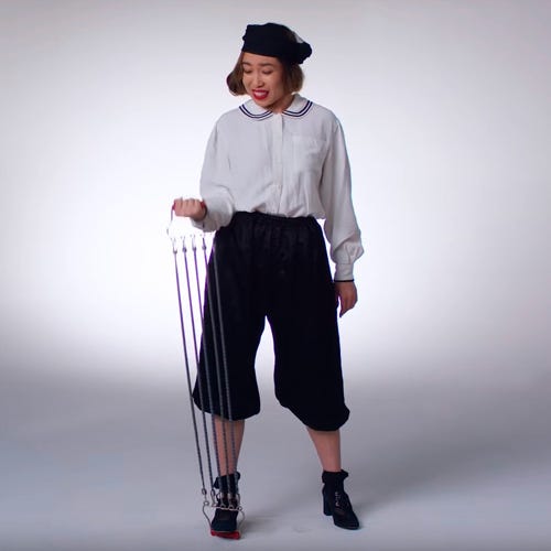 Sleeve, Collar, Style, Headgear, Costume accessory, Waist, Fashion, Uniform, Knee, Street fashion, 
