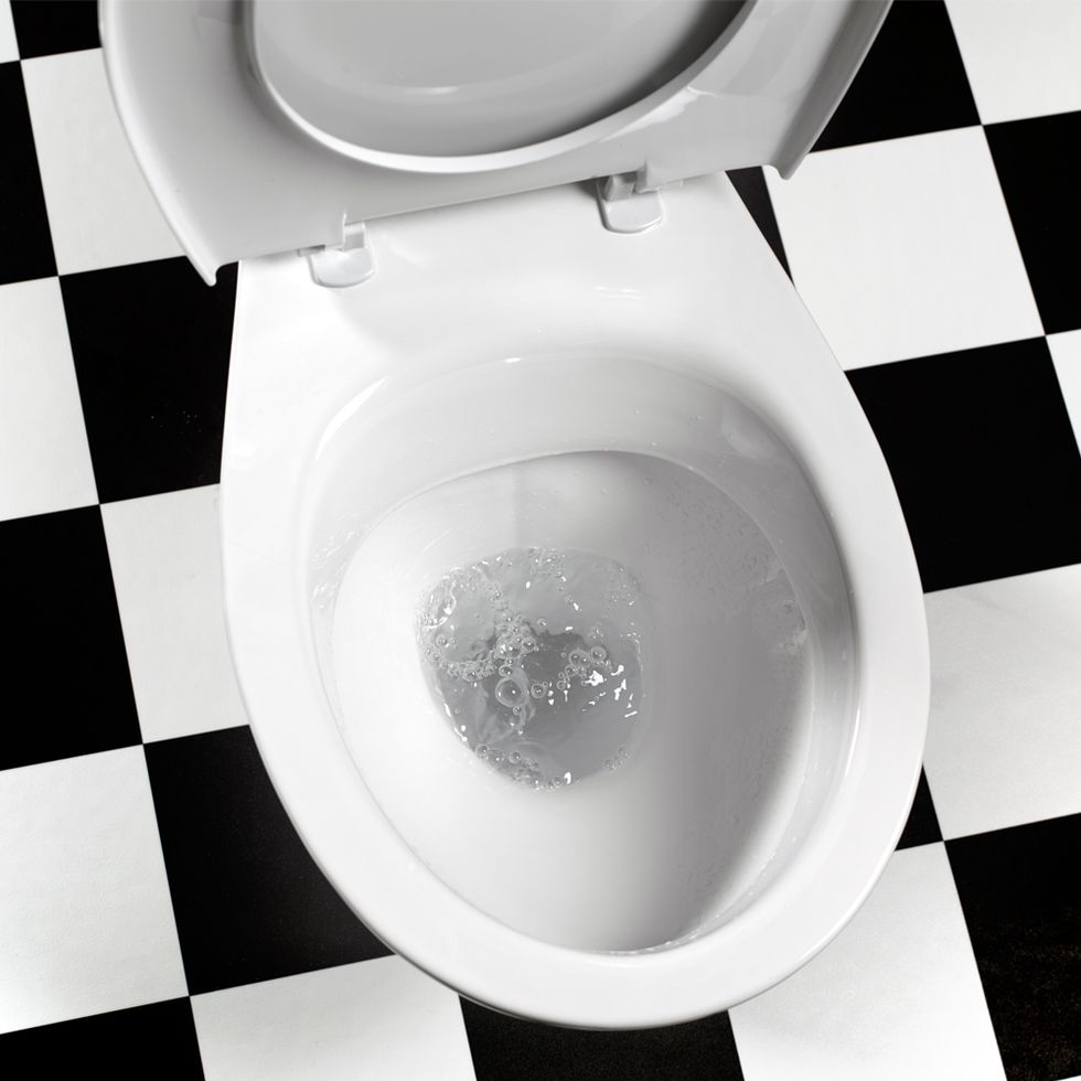 Toilet, Toilet seat, Urinal, Plumbing fixture, Black-and-white, Architecture, Tile, Room, Monochrome, Monochrome photography, 
