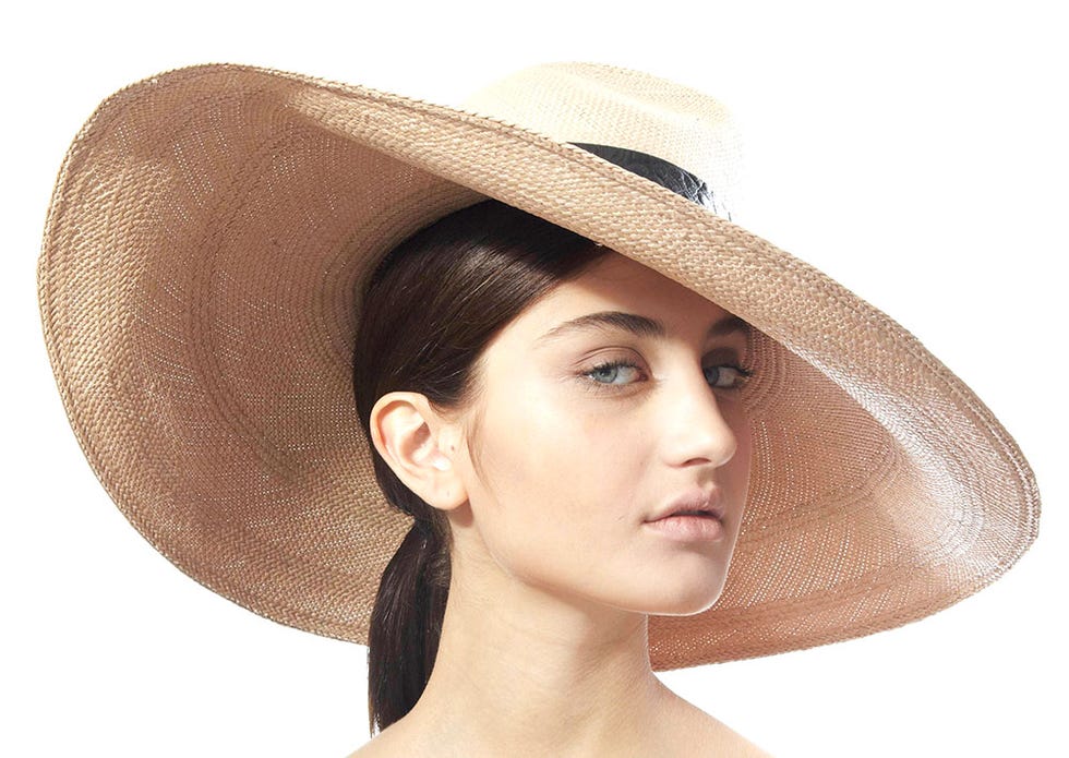 Nose, Hat, Lip, Cheek, Brown, Hairstyle, Skin, Chin, Eyebrow, Fashion accessory, 