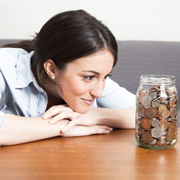 Water, Drinkware, Money, Mason jar, Saving, Play, Tableware, Breakfast, 