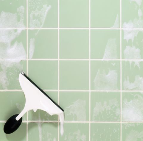 Green, Line, Wall, Tile, Teal, Guitar accessory, Household hardware, Plumbing fixture, Tile flooring, Still life photography, 