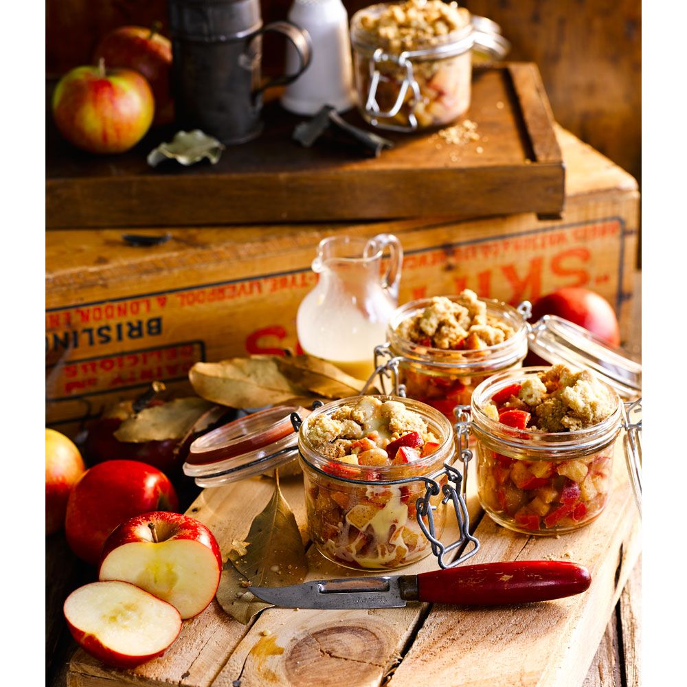 best apple recipes apple crumble pots