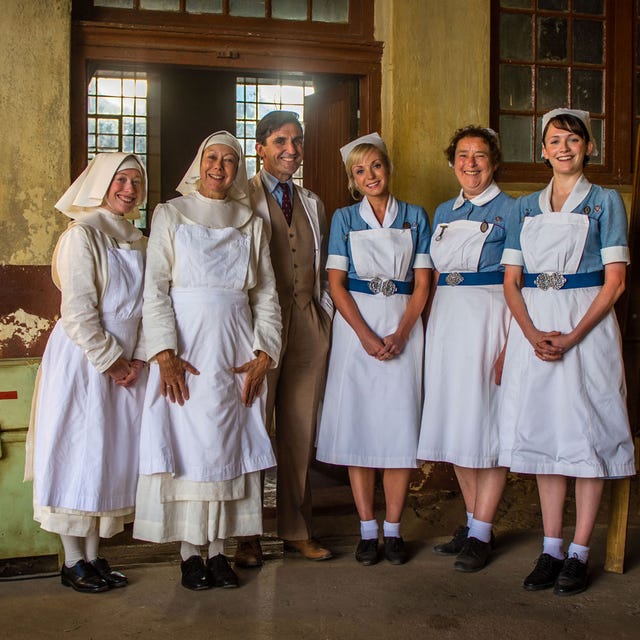 Footwear, Sleeve, Dress, Headgear, Vintage clothing, One-piece garment, Day dress, Nurse uniform, Costume design, Embellishment, 
