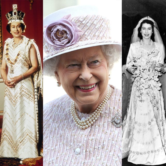Clothing, Face, Nose, Smile, Eye, Textile, Dress, Crown, Formal wear, Facial expression, 