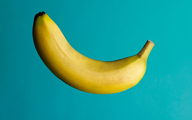 Yellow, Fruit, Natural foods, Food, Produce, Whole food, Cooking plantain, Banana family, Banana, Black, 