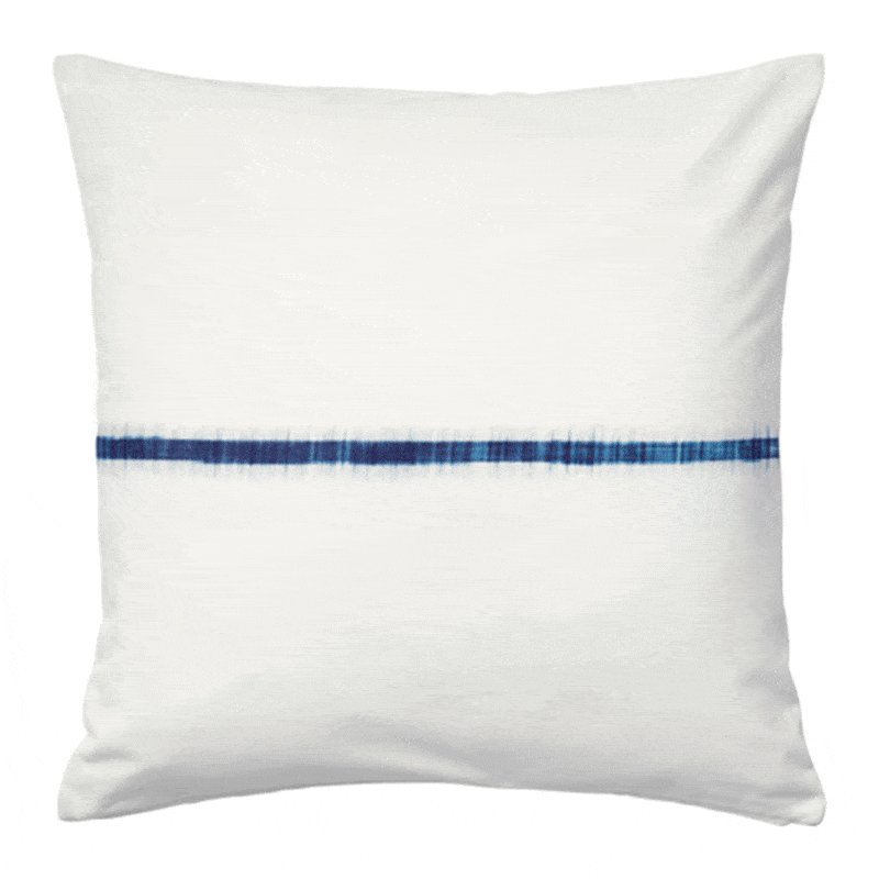 Blue, Product, Textile, Cushion, Pillow, White, Throw pillow, Linens, Home accessories, Bedding, 