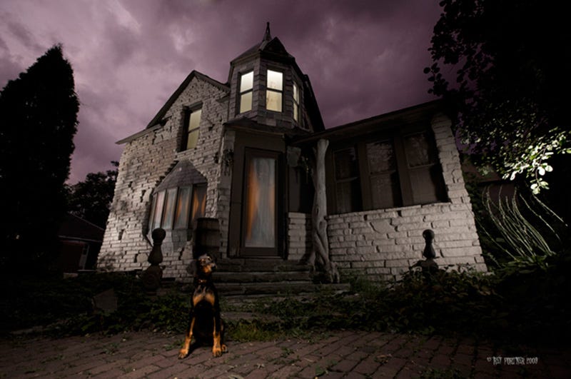 House, Darkness, Midnight, Home, Door, Yard, Church, Cobblestone, Dusk, Cottage, 