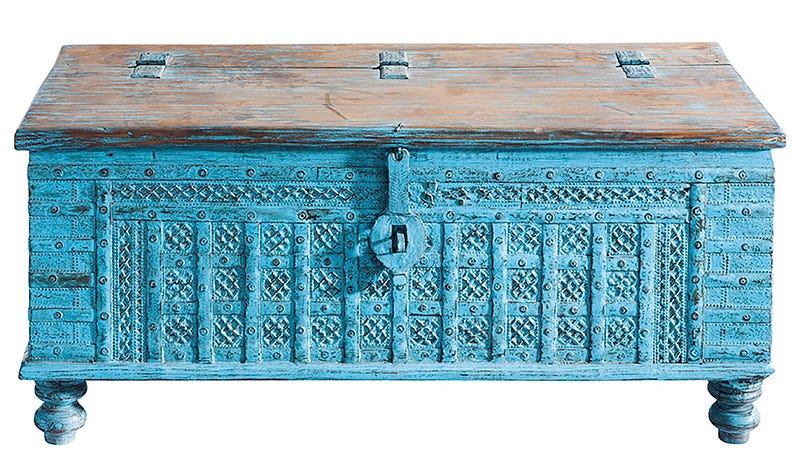 Teal, Turquoise, Aqua, Rectangle, Baggage, Crate, 