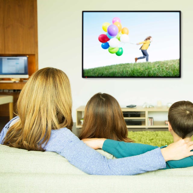 Human, Room, Display device, Comfort, Child, Electronic device, Flat panel display, Toddler, Balloon, Party supply, 