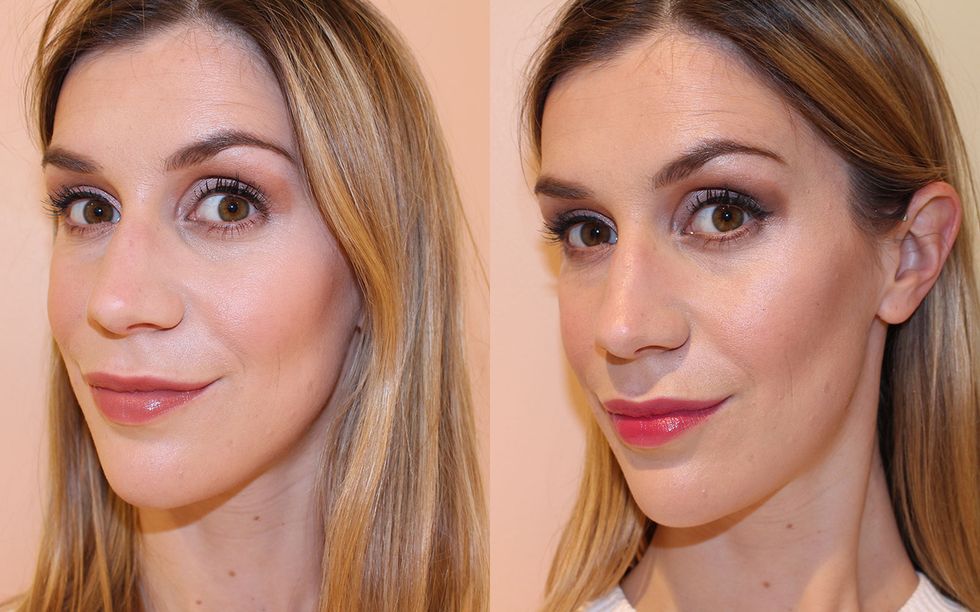 I had makeovers at five different makeup counters and this is what happened