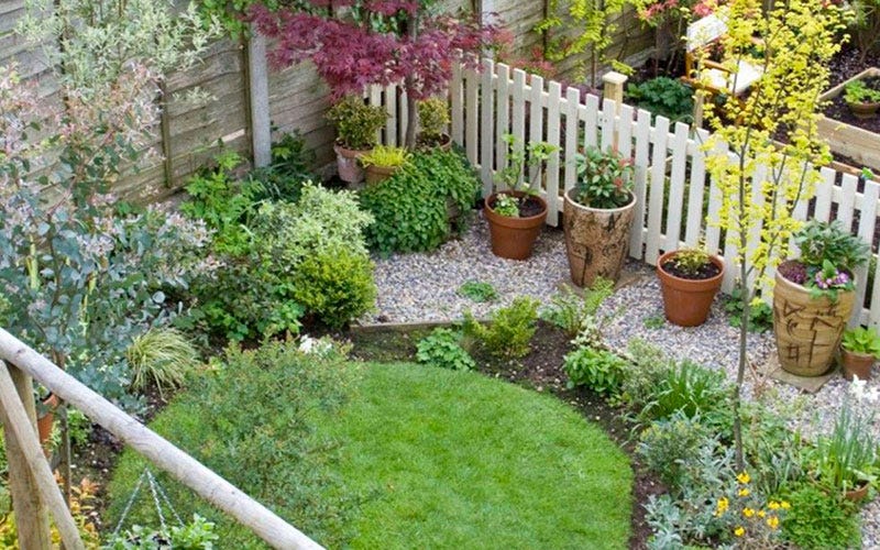Plant, Shrub, Garden, Flowerpot, Home fencing, Backyard, Groundcover, Yard, Picket fence, Lawn, 