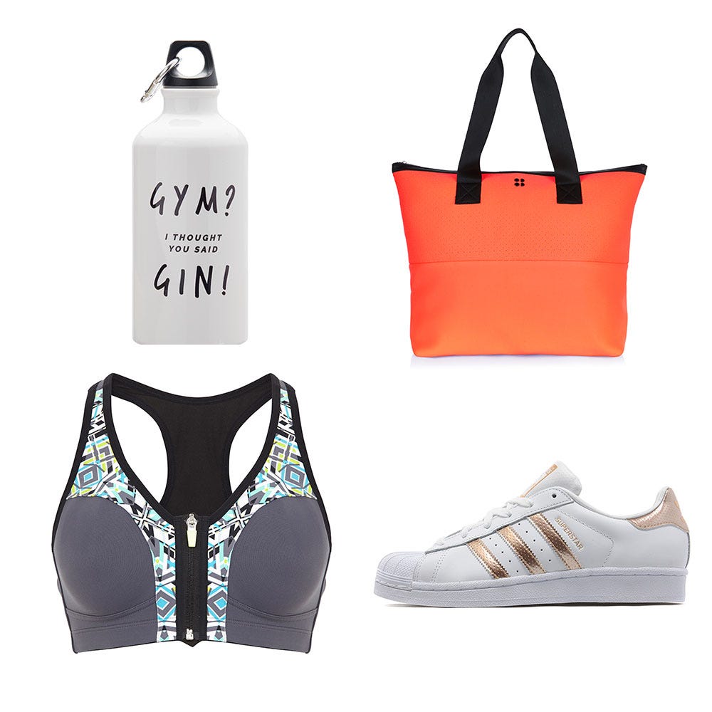 Sweaty Betty, Bags, Sweaty Betty Light Grey And Orange Shopping Tote