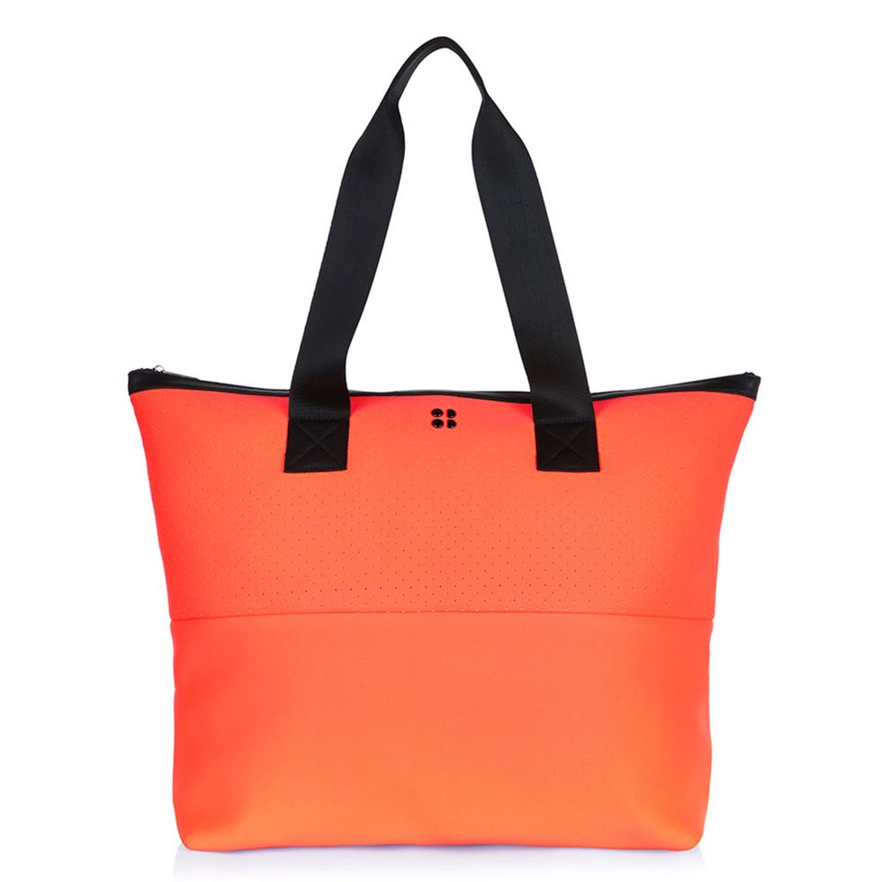 Product, Bag, Fashion accessory, Style, Shopping bag, Orange, Luggage and bags, Tote bag, Shoulder bag, Coquelicot, 