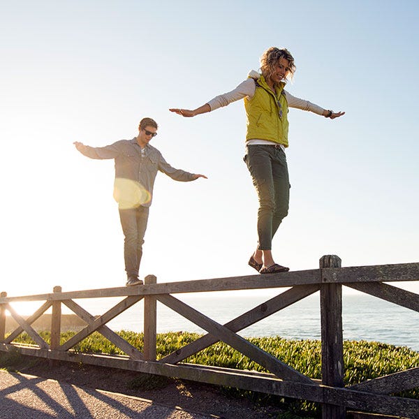 Arm, Standing, Happy, People in nature, Leisure, Rejoicing, Vacation, Gesture, Travel, Fence, 