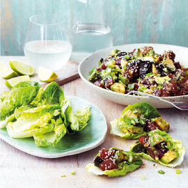 best fish recipes tuna poke bowl with avocado