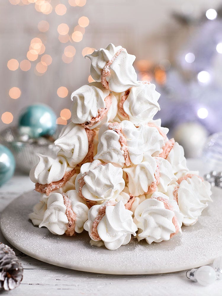 best christmas dessert recipes meringue kiss tower